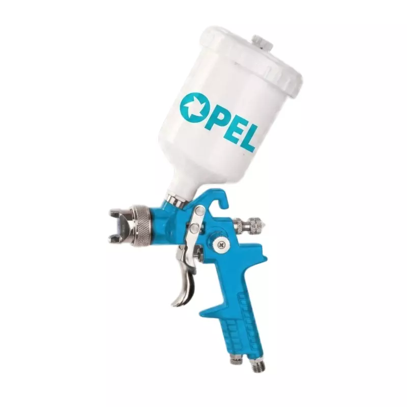Opel H827 HVLP Spray Gun 260-410 ml/min Flow Rate 0.5 mm Nozzle Size for Industrial Use, MZ13126