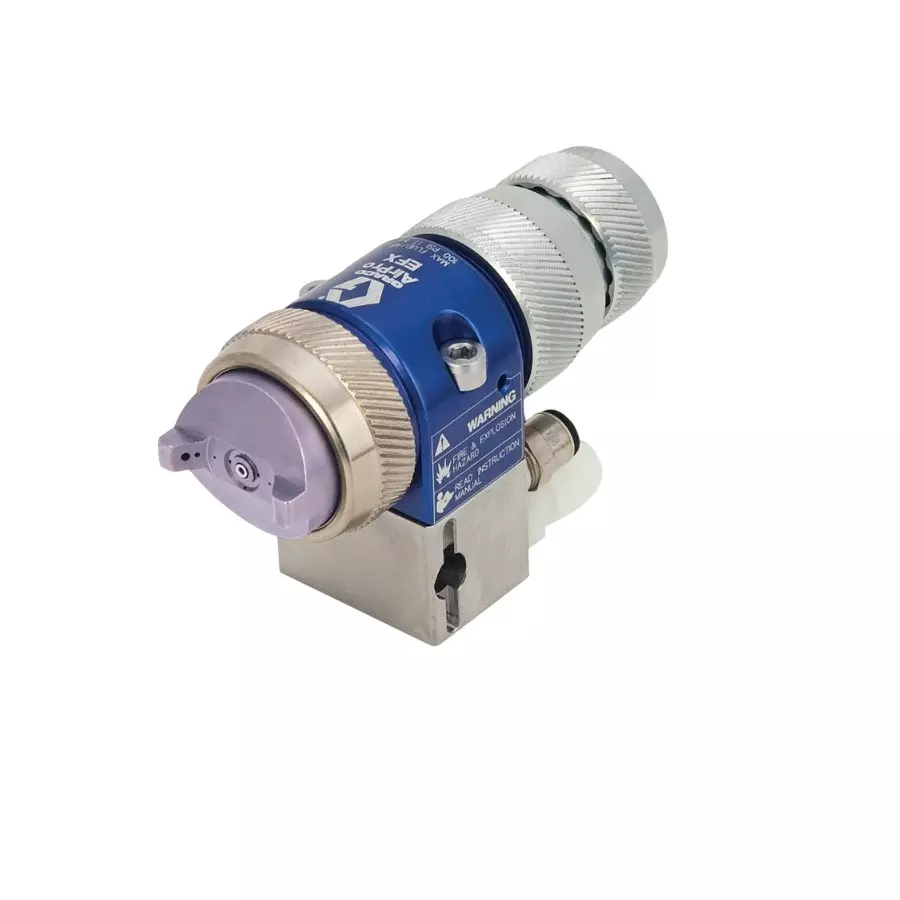 GRACO AirPro EFX Auto Air Spray Gun with Manifold Single Component Pressure Feed and 0.051 inch (1.29 mm) Fluid Orifice Size, 24B865