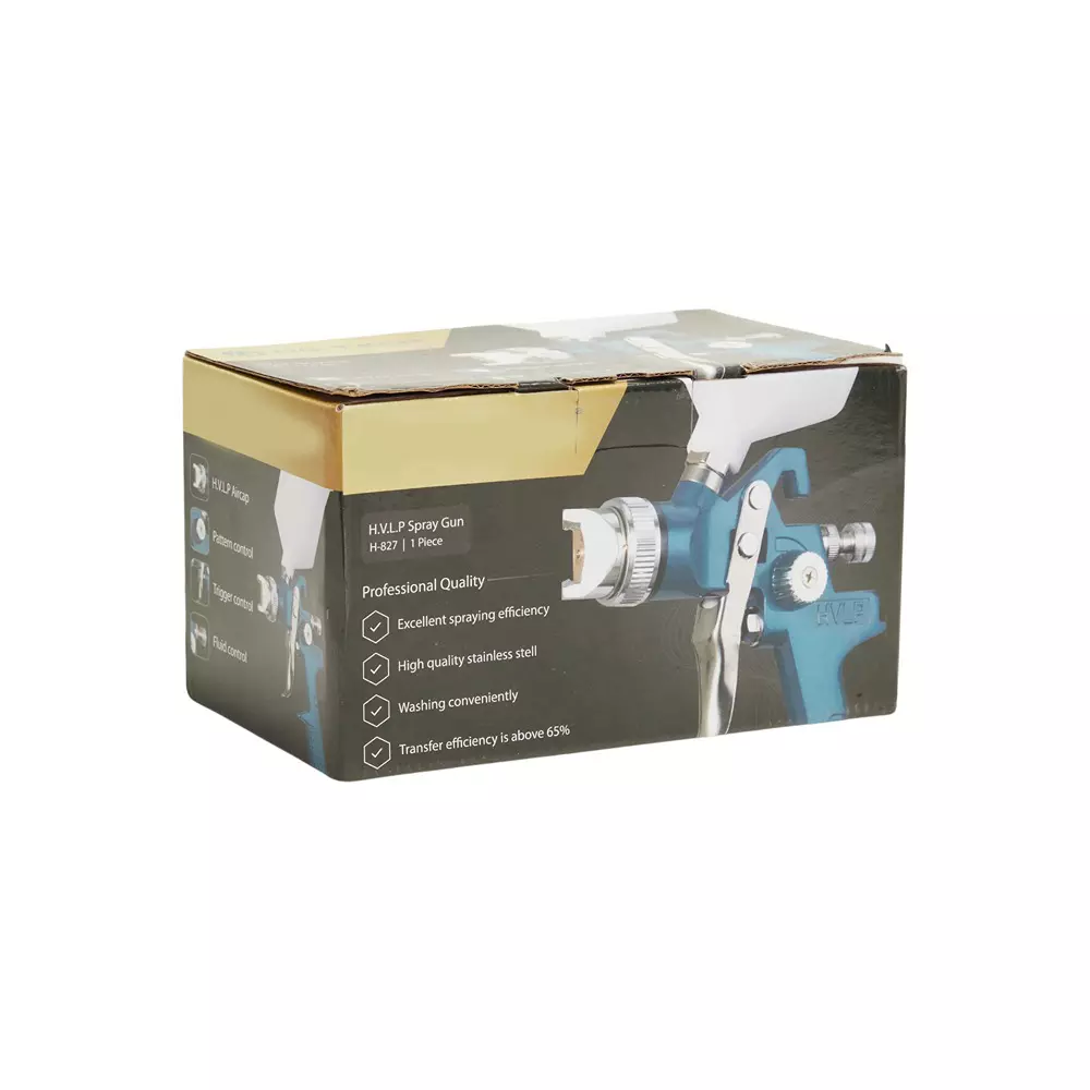 pilot-600-cc-hpvl-spray-gun-with-6-11-cfm-air-consumption-and-3-4-bar-working-pressure-dg-h827