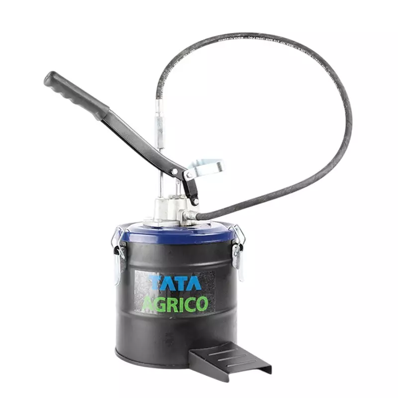 Tata Agrico Grease Bucket 6 Kg Capacity 2.2 m High-Pressure Hose without Wheel, GGN010