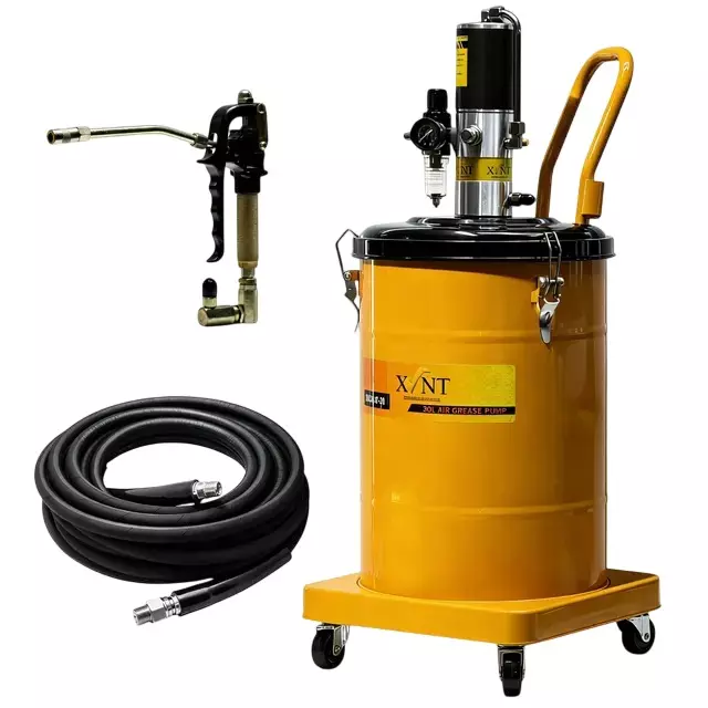 XLNT 50 L Tank Capacity Grease Bucket 70 mm Diameter and 0.6 to 0.8 MPa Air Pressure, XTGB-49-30