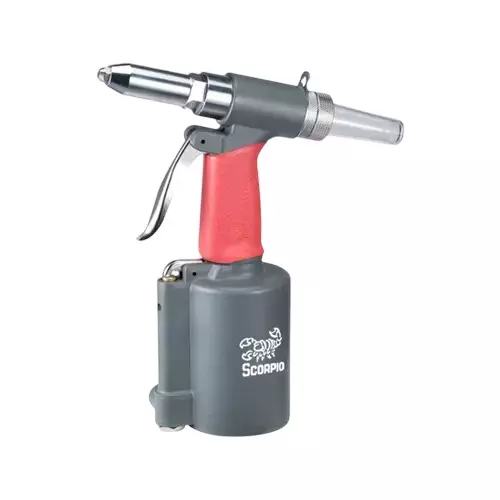 Scorpio Air Hydraulic Riveter 3/16 inch (4.8 mm) Rivets UP 18 mm Tool Stroke, YU-RV105L