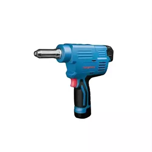 Dongcheng 12 V Cordless Blind Riveting Gun 20 mm Stroke and 10000 N Maximum Tension, DCPM50 TYPE EK (With 2 Battery & 1 Charger)