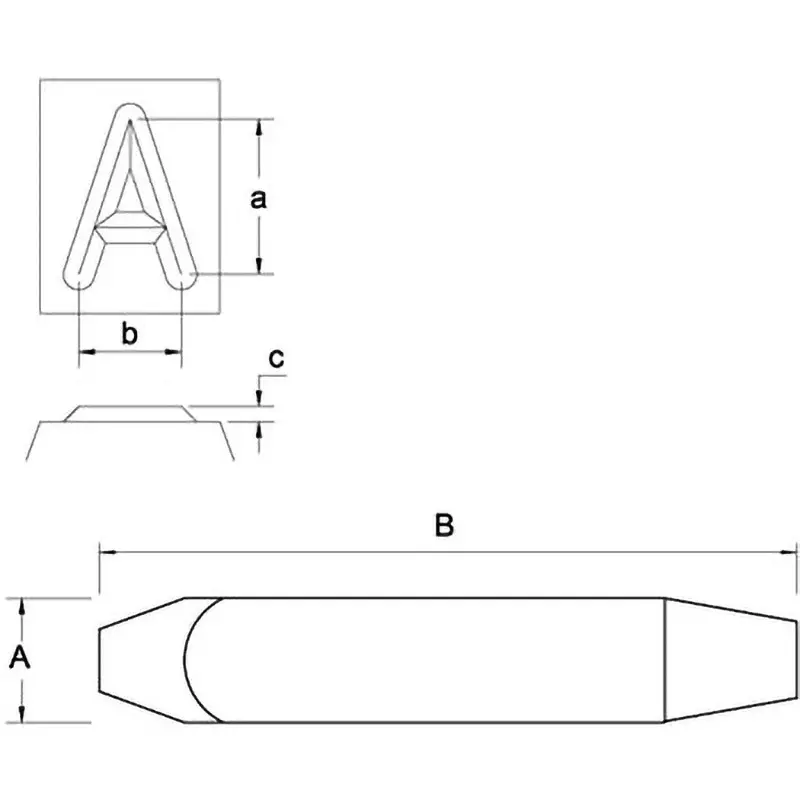 trusco-individual-stamp-letter-carbon-steel-3-mm-digit-size-skd-30es