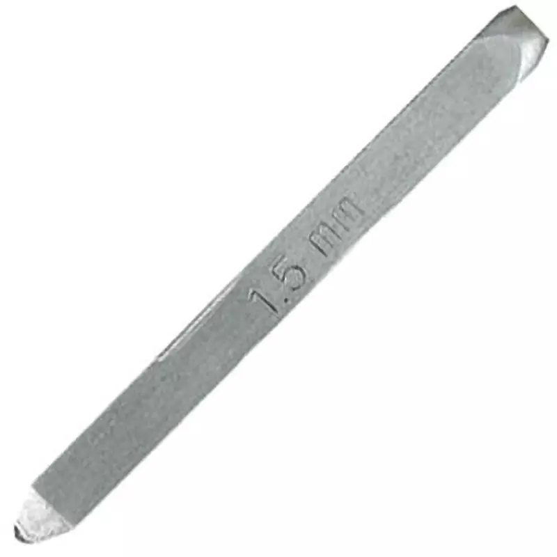 TRUSCO Individual Stamp Letter Carbon Steel 1.5 mm Digit Size, SKD-15EJ