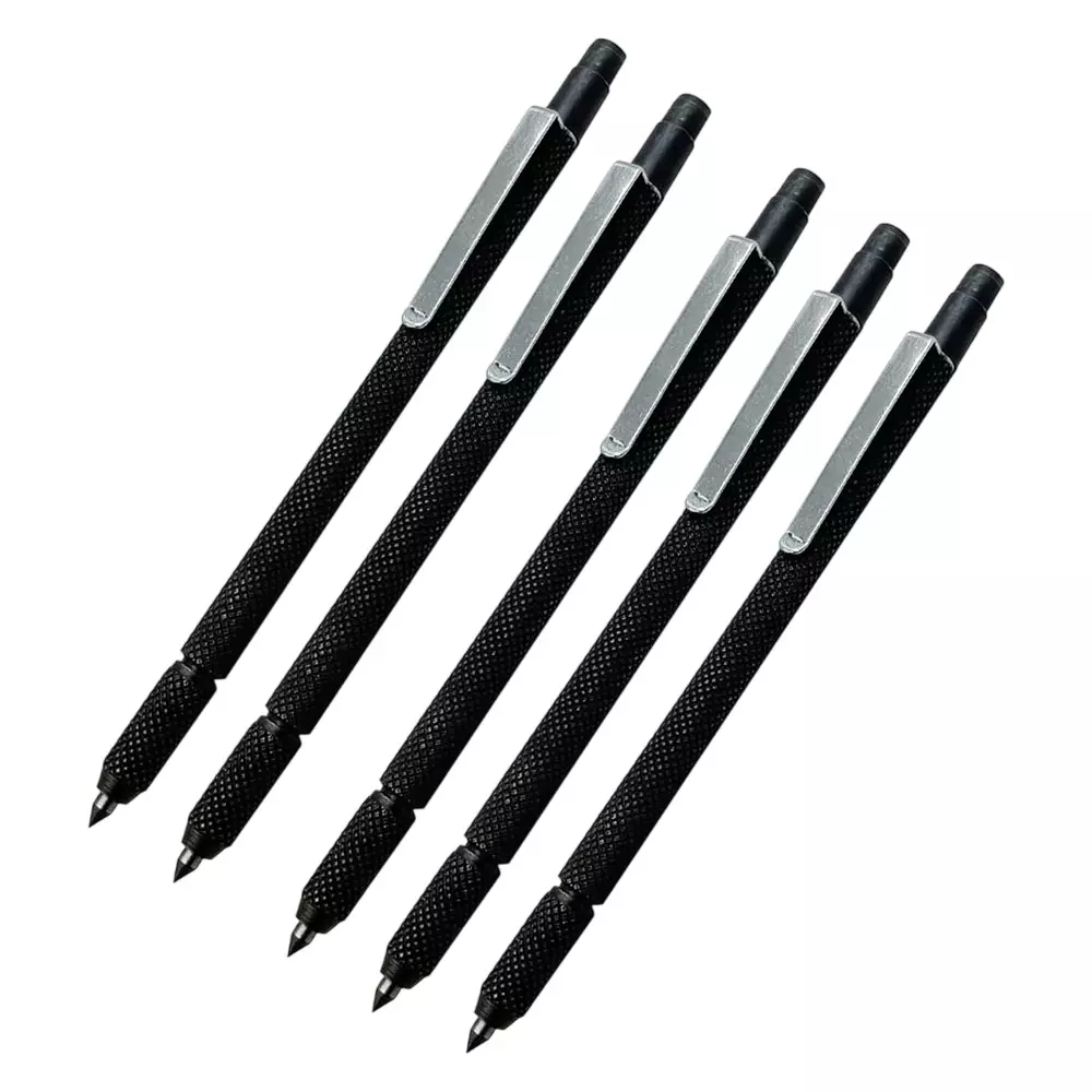 Assorts Scriber Machinist's Engraving Pen Carbide Alloy Steel 150 mm Length (Pack of 5)