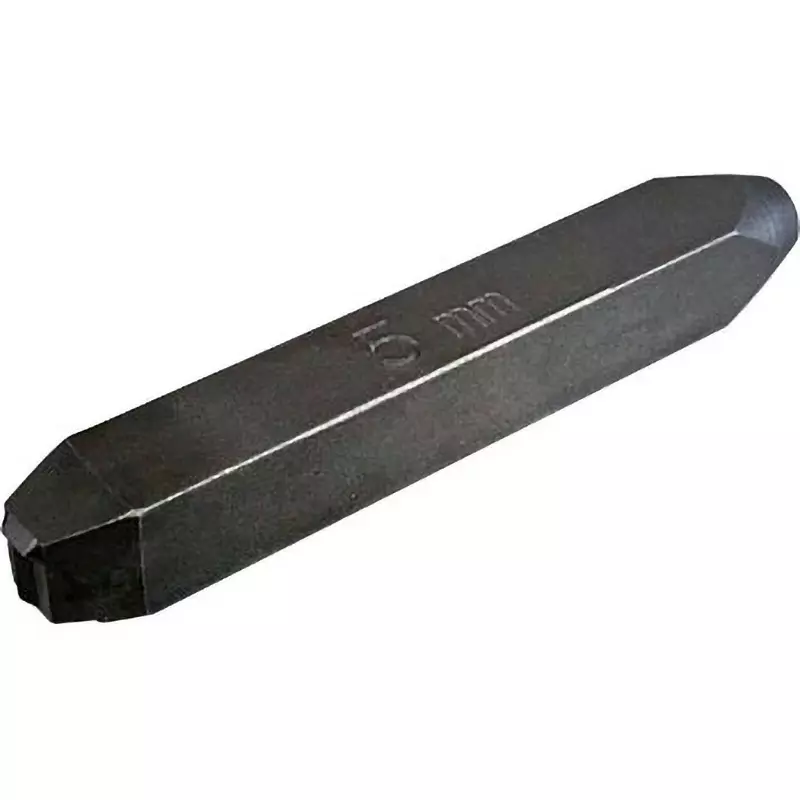 TRUSCO Individual Stamp Letter Carbon Steel 5 mm Digit Size, SKD-50ET