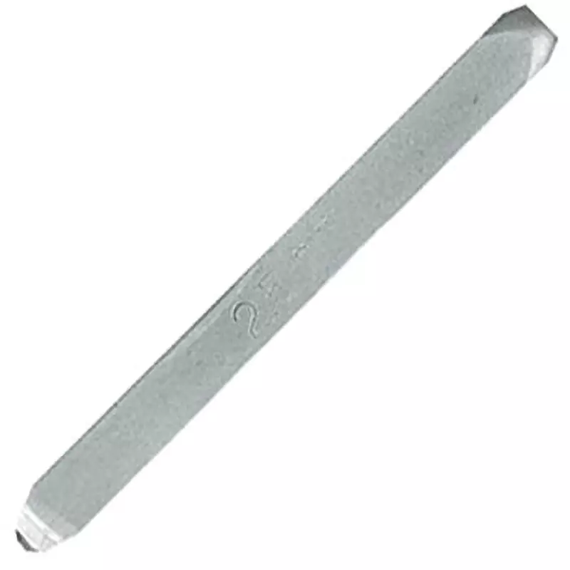 TRUSCO Individual Stamp Letter Carbon Steel 2.5 mm Digit Size, SKD-25ER