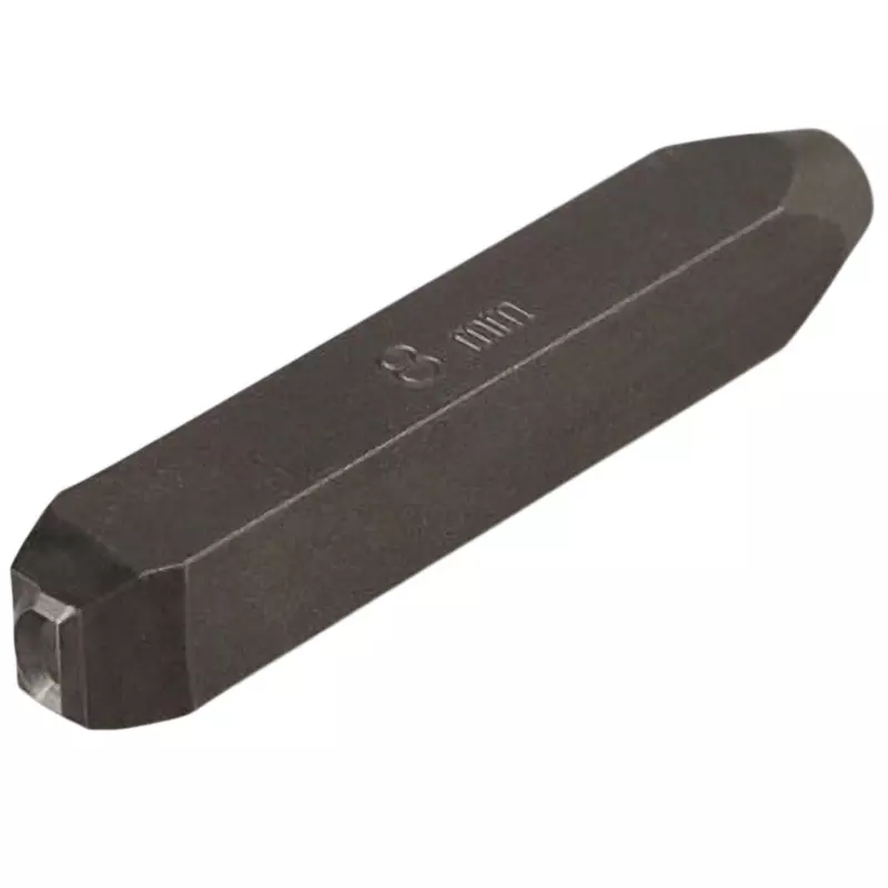 TRUSCO Individual Stamp Letter Carbon Steel 8 mm Digit Size, SKD-80ED