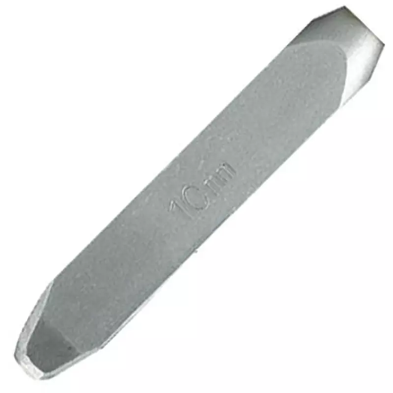 TRUSCO Individual Stamp Letter Carbon Steel 10 mm Digit Size, SKD-100EY