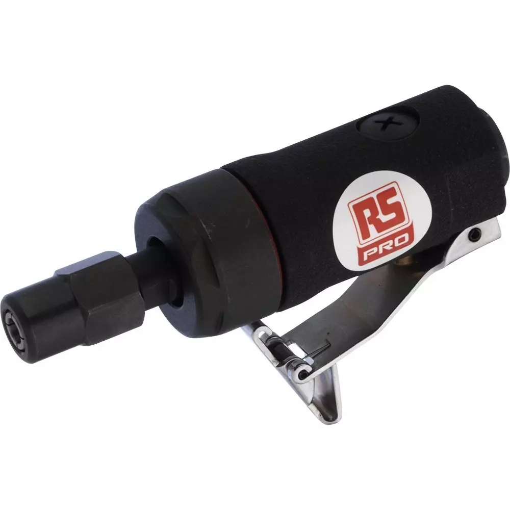 RS PRO Air Grinder 47.6 L/min Air Die Grinder 6.35 mm 6.2 bar Max Pressure 10 mm 125 mm, 7398436