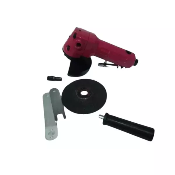 INTECO Air Angle Grinder 1/4 inch (6.35 mm) Air Inlet and 11000 RPM Free Speed, AT 282SG (With Cutting Disc)