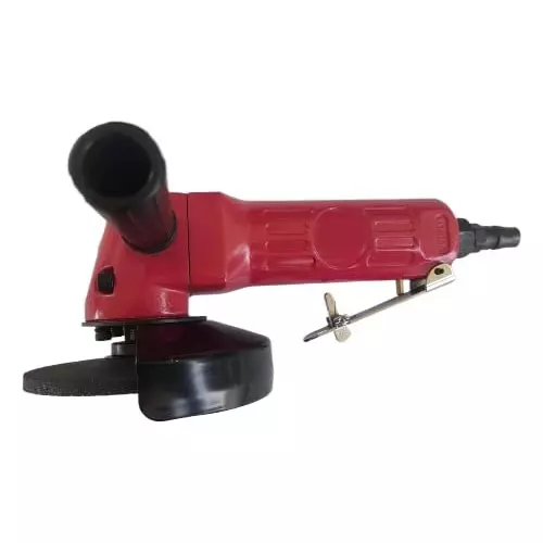 INTECO Air Angle Grinder 1/4 inch (6.35 mm) Air Inlet and 11000 RPM Free Speed, AT 282SG (With Cutting Disc)
