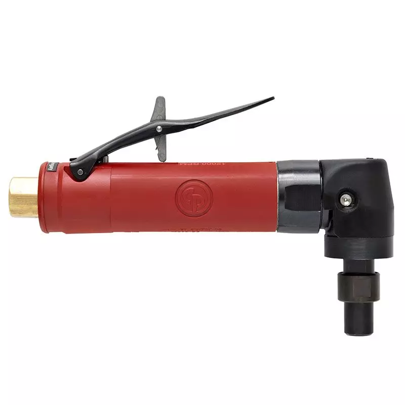 Chicago Pneumatic Angle Die Grinder 6 mm (1/4 Inch) Air Inlet 375 W Power, CP3019-12AC