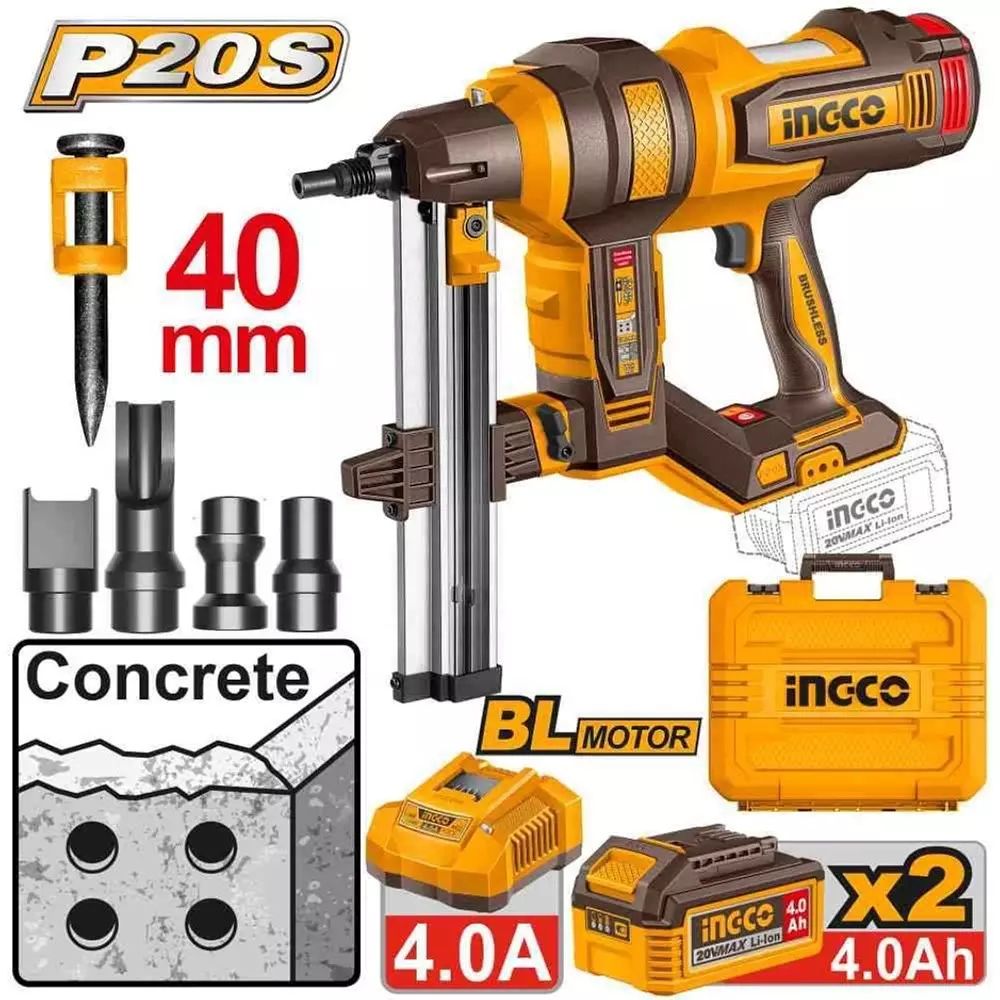 ingco-cordless-concrete-nailer-19--40-mm-length-range-40-ah-battery-capacity-ccnli9008