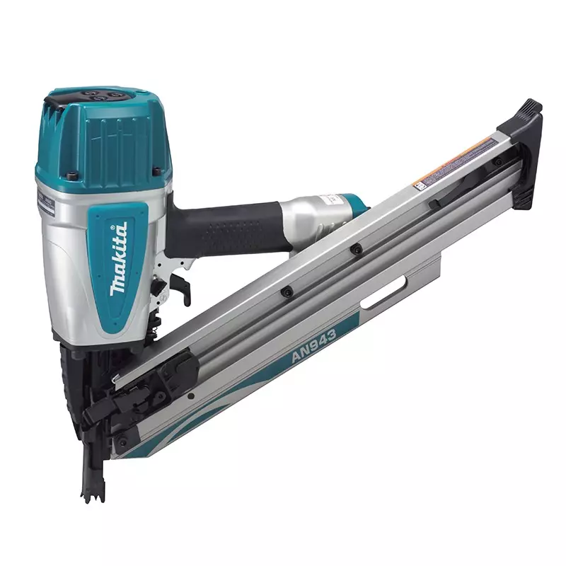 Makita Pneumatic Framing Nailer with 50-90 mm Nail Capacity and 65-120 PSI Operating Pressure, AN943