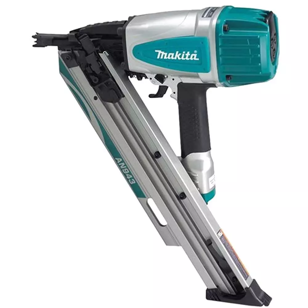 Makita Pneumatic Framing Nailer with 50-90 mm Nail Capacity and 65-120 PSI Operating Pressure, AN943