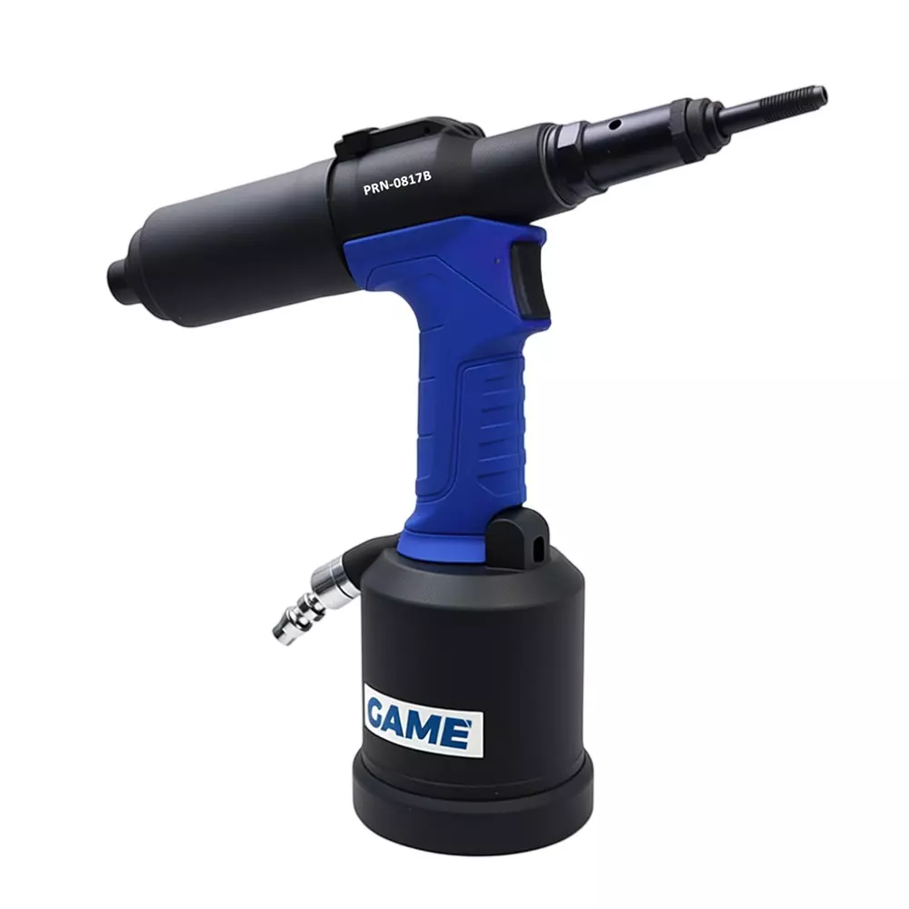 GAME Hydro Pneumatic Rivet Nut Tool 273x272 mm Size 8 mm Stroke 17-24 kN Pull Force, PRN-0817-B