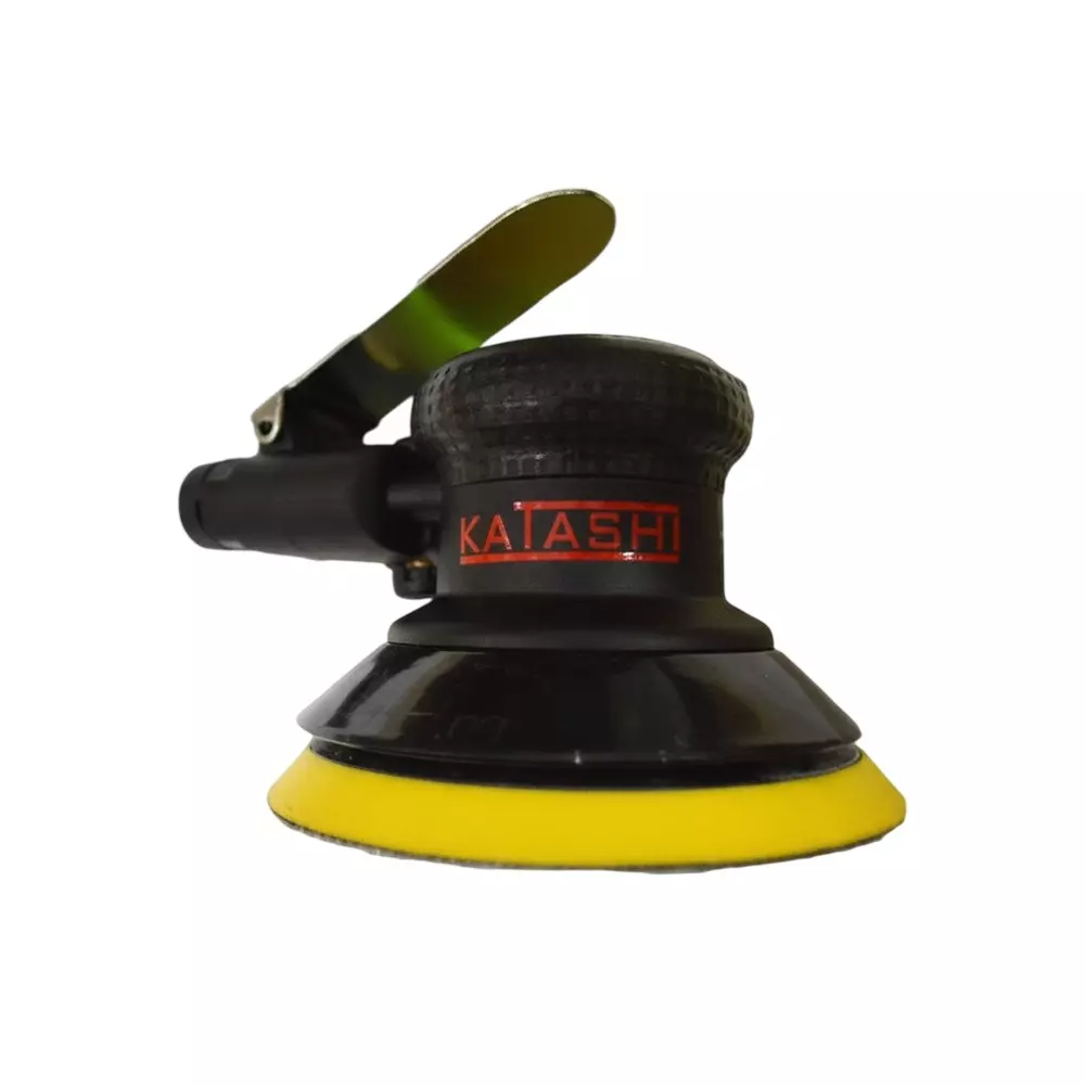 KATASHI Random Orbital Sander 127 mm Pad Size 12000 RPM 6.35 mm (1/4 Inch) Air Inlet without Pad, ROS-055