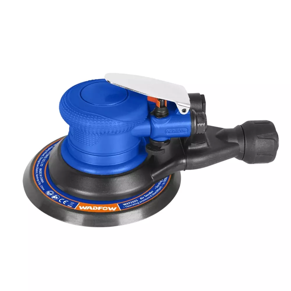 Wadfow Air Orbital Sander Without Quick Plug 10500 RPM No Load Speed and 6 inch (150 mm) Sanding Pad Size, WAT2505