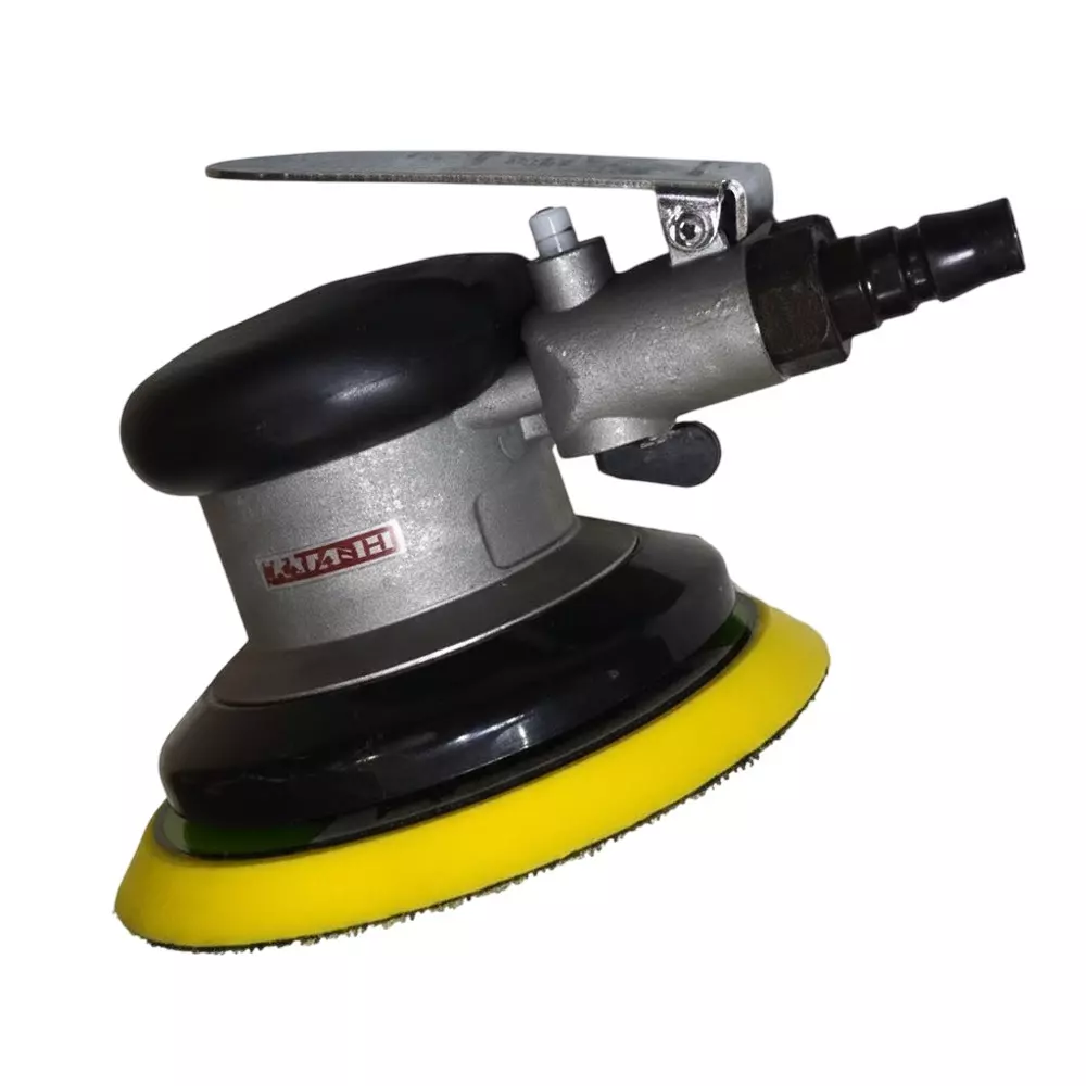KATASHI Random Orbital Sander 127 mm Pad Size 10000 RPM 6.35 mm (1/4 Inch) Air Inlet without Pad, ROS-050