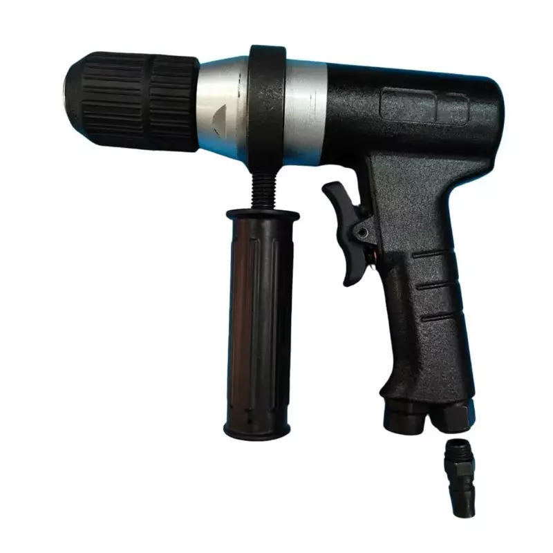 INTECO Keyless Heavy Duty Reversible Air Drill Machine 1/2 inch (13 mm) Collet Size and 417 RPM Free Speed, PAT 403KL