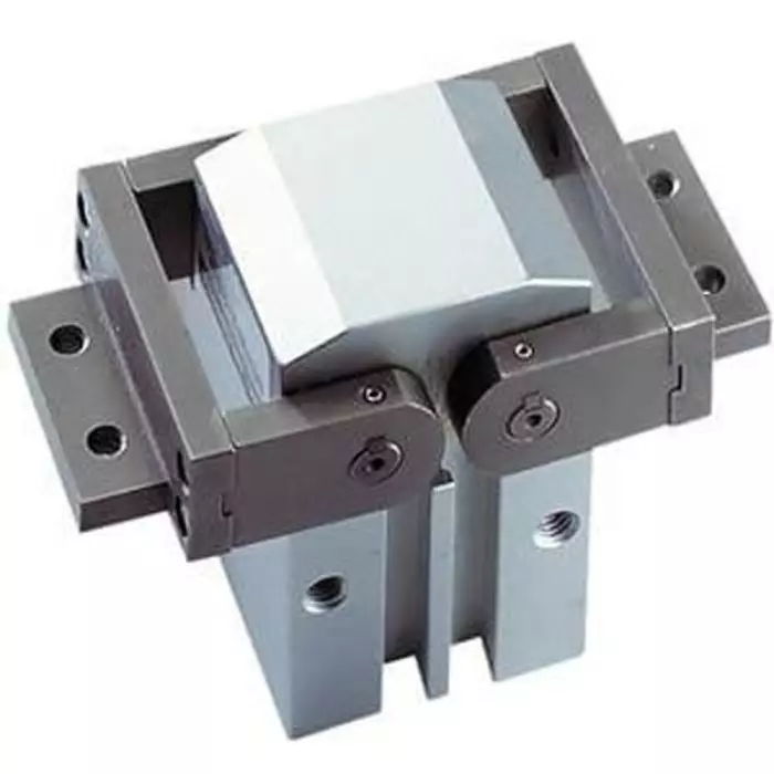 SMC 2 Finger Double Action Pneumatic Gripper, Angle Gripping Type, MHW2-25D