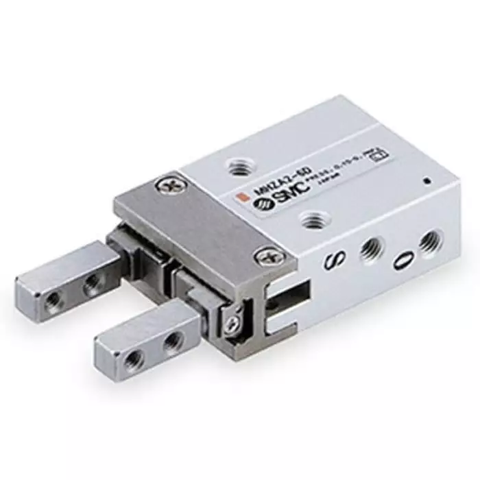 SMC 2 Finger Double Action Pneumatic Gripper, Parallel Gripping Type, MHZA2-6D