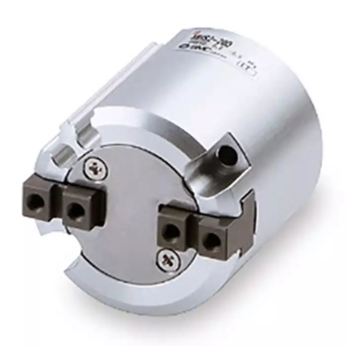 SMC 2 Finger Double Action Pneumatic Gripper, Parallel Gripping Type, MHS2-63D