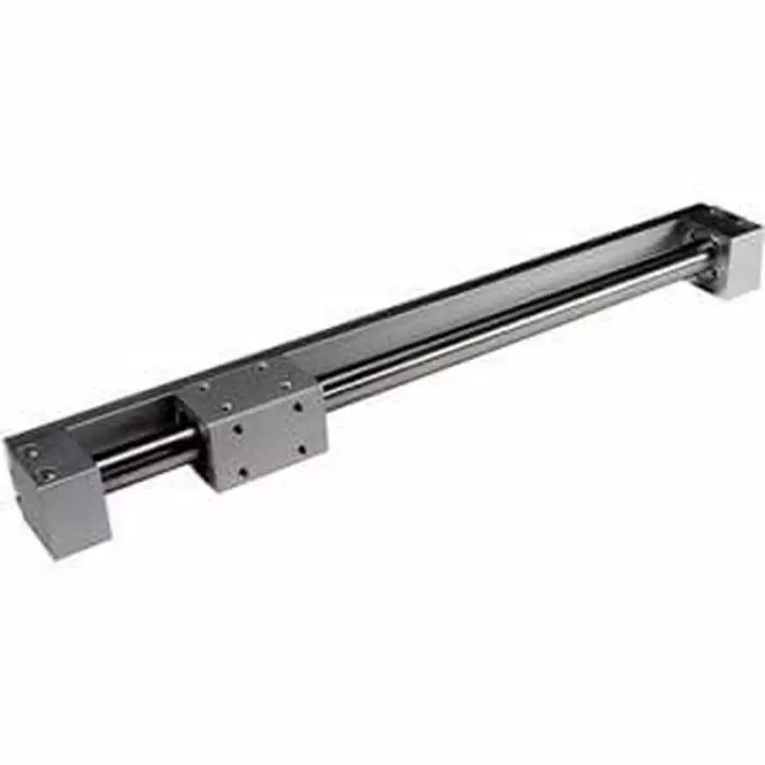 SMC Double Acting Rodless Pneumatic Cylinder 400 mm Stroke, 25 mm Bore, CY3R25-400
