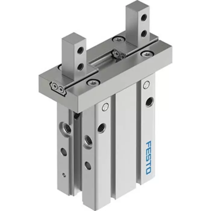 Festo 2 Finger Double Action Pneumatic Gripper, DHPC-L-20-A-B-1