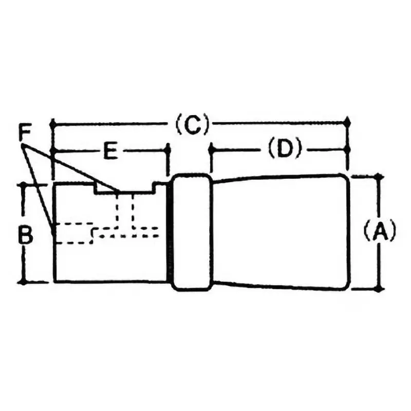 Bridgestone R Type Air Picker Free-Cutting Steel (Plated) 24-32 mm Compatible Workpiece Diameter, P017RCF