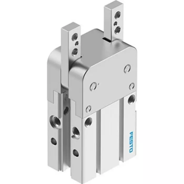 Festo 2 Finger Double Action Pneumatic Gripper, DHWC-20-A, Angle Gripping Type, DHWC-20-A