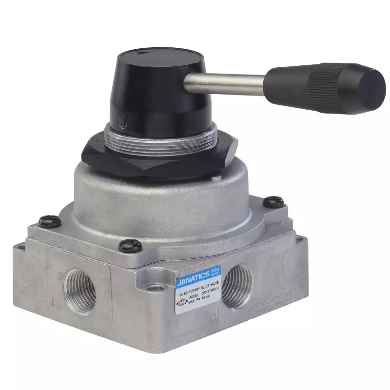 Janatics Rotary Slide Valve with Rotary Handle G1/2 inch (12.7 mm) Port Size, DR197S63-N
