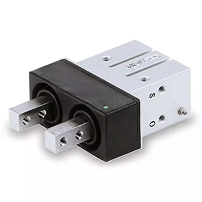 SMC 2 Finger Double Action Pneumatic Gripper, Parallel Gripping Type, MHKL2-25D