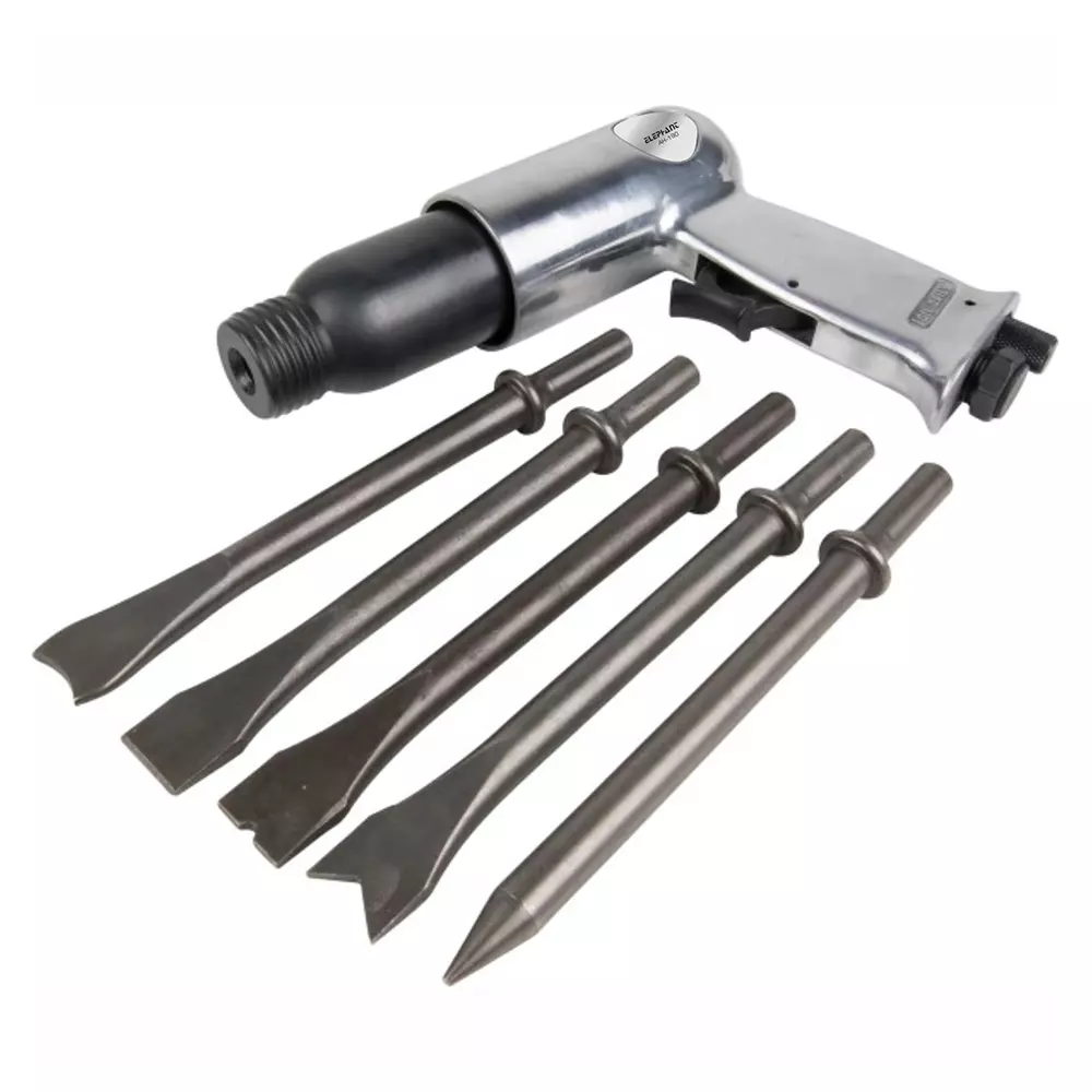 Elephant Akari Air Hammer (Round/Hex) 190 mm (7.4 inch) Blow Speed 3000 BPM, AH-190