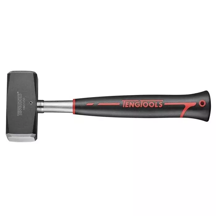 Teng Tools Medium Carbon Steel Lump Hammer with Steel Handle, 1.6 Kg, HMS1250