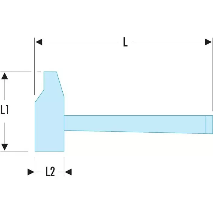 Facom Riveting Hammer with Steel Handle, 610g, 200C.32