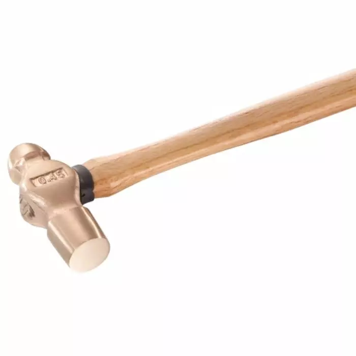 Facom Beryllium Copper Ball-Pein Hammer with Wood Handle, 680g, 202H.1SR