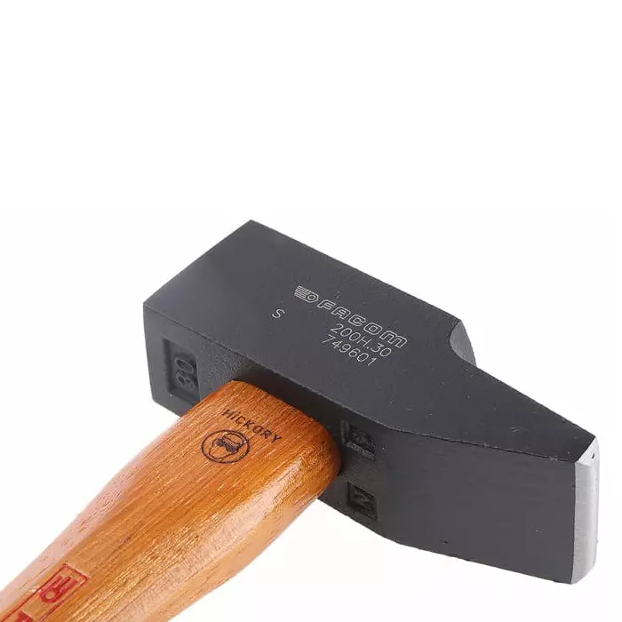 Facom Steel Engineers Hammer with Hickory Wood Handle, 470g, 200H.30PB