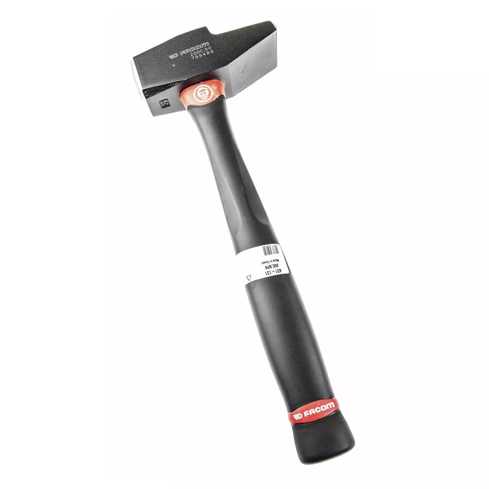 Facom Carbon Steel Engineers Hammer with Graphite Handle, 1.9kg, 200C.50PF