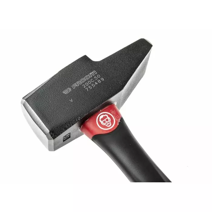 Facom Carbon Steel Engineers Hammer with Graphite Handle, 1.9kg, 200C.50PF