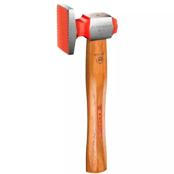 Facom Flat Dresser with Hickory Wood Handle, 310g, 867D