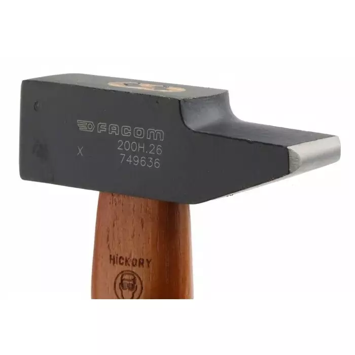 Facom Steel Engineers Hammer with Hickory Wood Handle, 345g, 200H.26