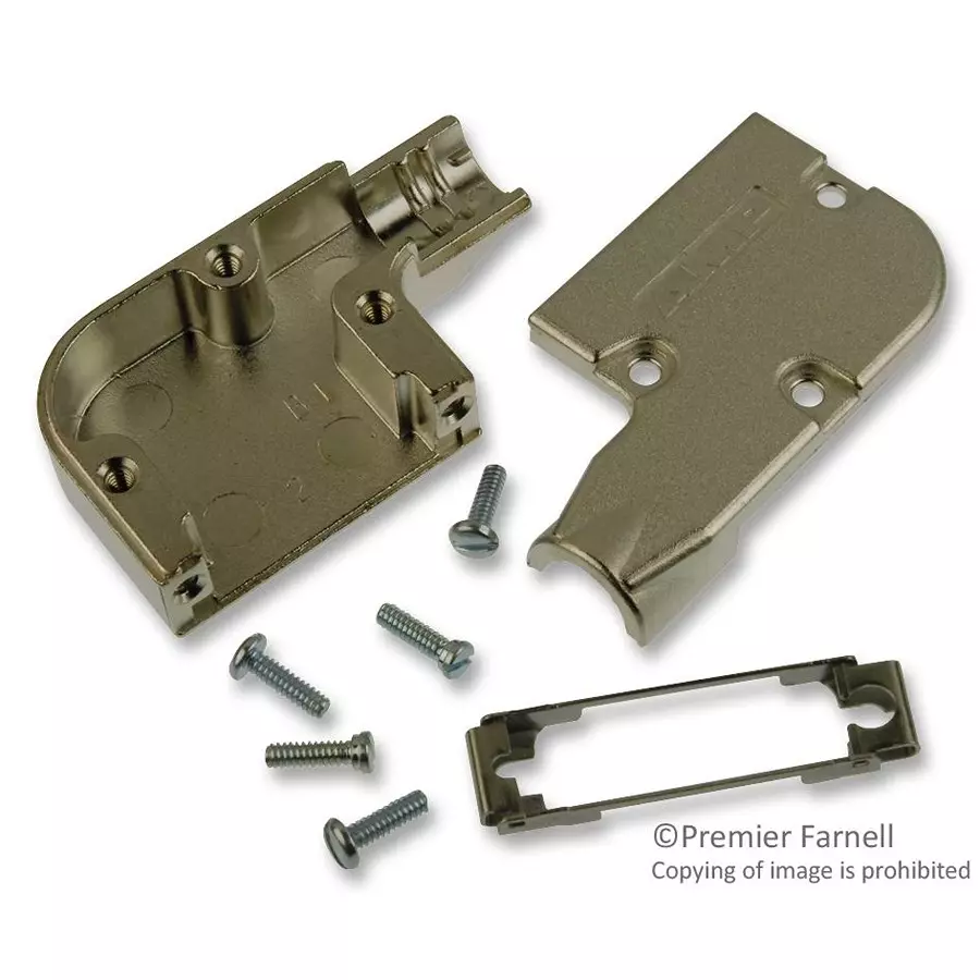 AMP - TE CONNECTIVITY D SUB CABLE CLAMP, SIZE DA, ZINC ALLOY, 5745652-1