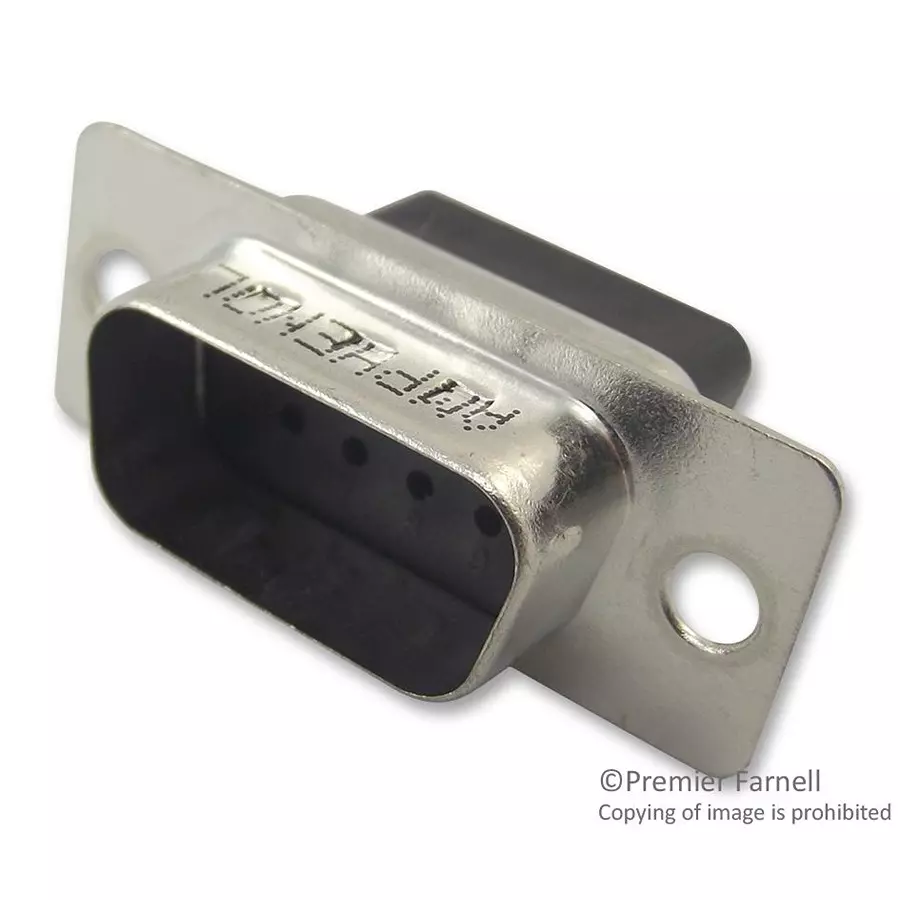 AMPHENOL COMMUNICATIONS SOLUTIONS D SUB SHELL, RECEPTACLE, SIZE B, 25WAY, L177RRB25S (Pack of 10)