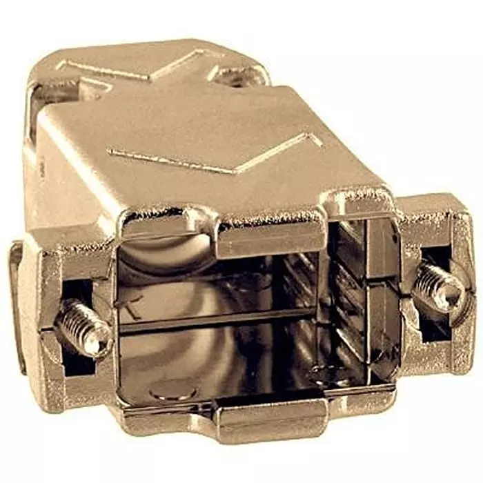 AMPHENOL COMMUNICATIONS SOLUTIONS D SUB BACKSHELL, 180DEG, DB, ABS POLYMER, 17E17262