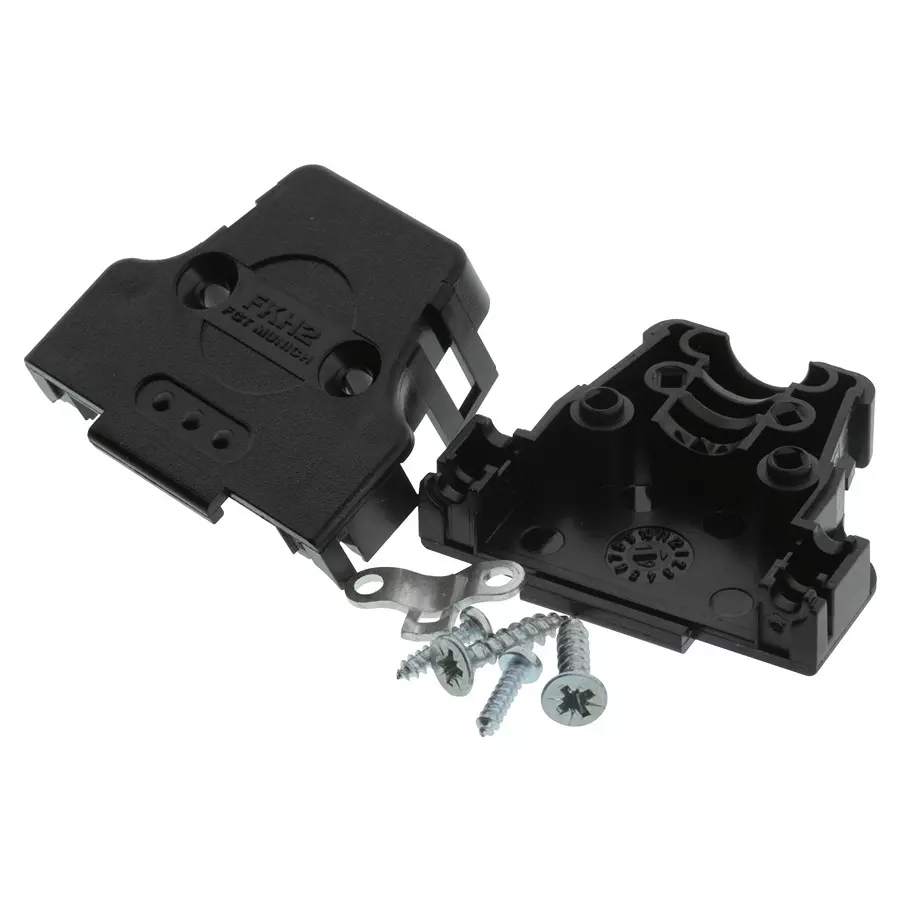 MOLEX D Sub Backshells D-SUB BACKSHELL, DA, 180DEG, ABS/PC 173111-0020
