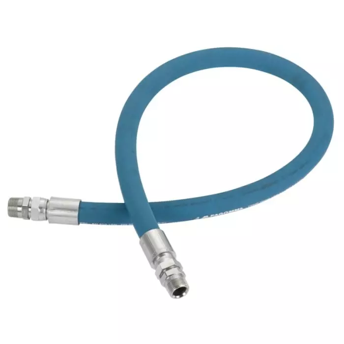 PREVOST 63 Bar Blue Rubber Flexible Hose, 41.9 mm outer diameter, 2.2m, LEM 42