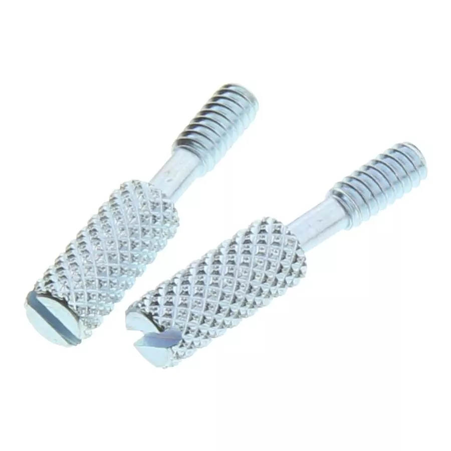 MULTICOMP PRO D Sub Jack Screws D SUB THUMB SCREW, #4-40 UNC, 0.8IN, SPC14960 (Pack of 2)